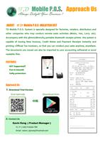 TD 移动 POS - Malaysia SST Cartaz