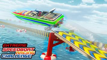 Boat Stunts Racing-Water Games Cartaz