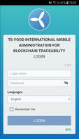 TE-FOOD International B2B App Affiche