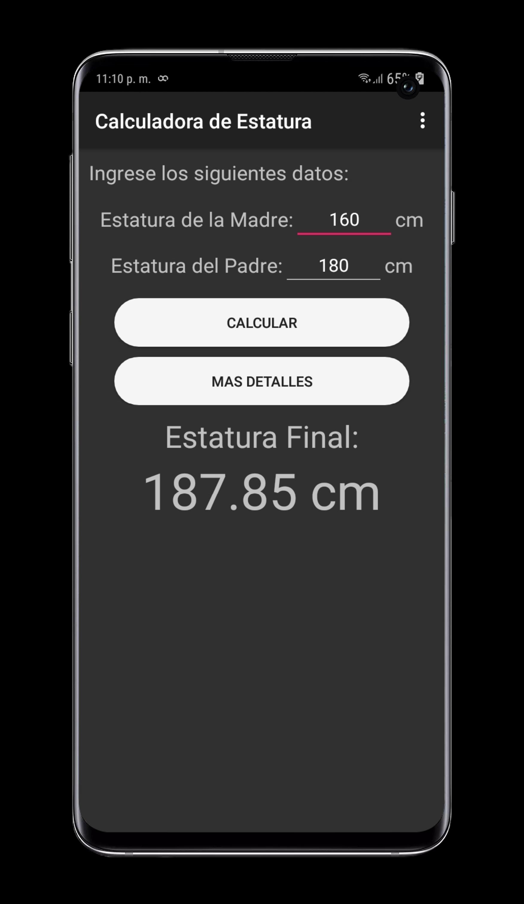 Calculadora de Estatura APK for Android Download