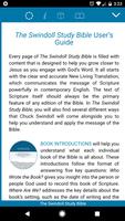 Swindoll Study Bible Affiche