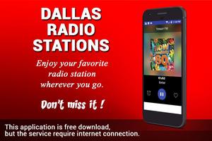 Dallas Radio Stations poster