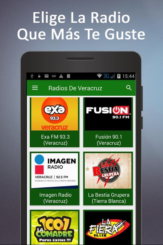 Radios De Veracruz For Android Apk Radios De Veracruz Poster Screenshot 1