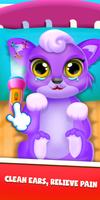 Kitty Pet Daycare Doctor Game syot layar 2