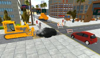 Real City Road Construction 3D screenshot 1