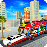 Truck Car Transport Trailer أيقونة