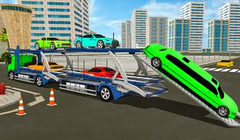 Truck Car Transport Trailer تصوير الشاشة 1