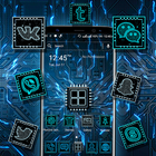 Hi-tech Circuit Launcher Theme icône