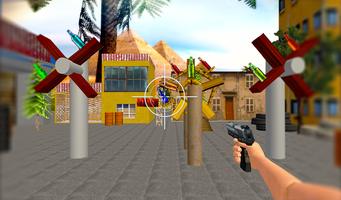 Poster FPS: tiro con la bottiglia