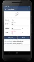 Metal shape weight calculator Screenshot 2