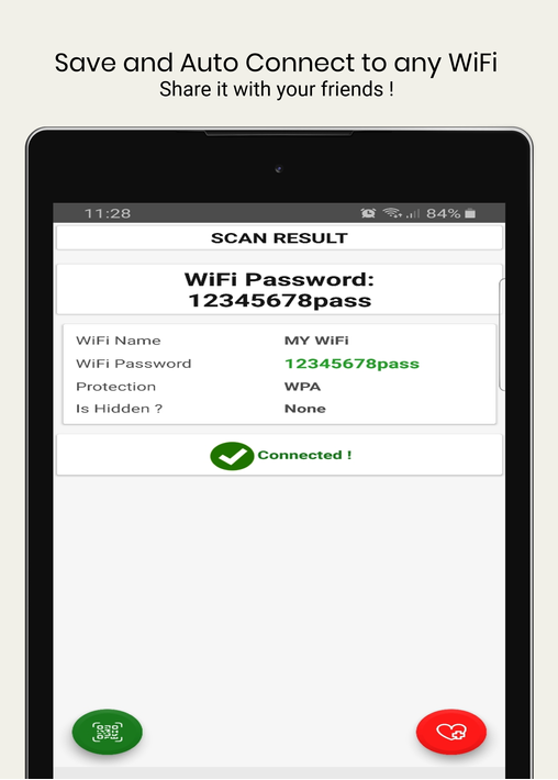 WiFi QrCode Password scanner screenshot 5