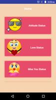 Latest Attitude Love Status Co ảnh chụp màn hình 1