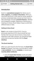 Tutorial for Excel Plakat
