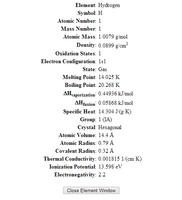 Periodic Table of Elements Affiche