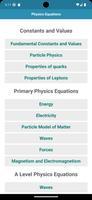Physics Equations capture d'écran 3