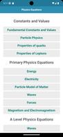 Physics Equations скриншот 3