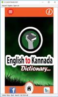 English to Kannada Dictionary Affiche