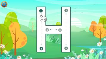 Letter Tracing game for Kids Ekran Görüntüsü 3
