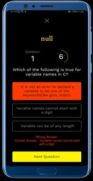 ProgrammingQuiz: Quiz App (Python,C,C++,HTML) screenshot 3