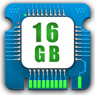16GB Micro SD Card Memory Cleaner - Ram Expander icône