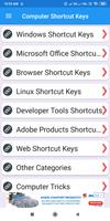 پوستر Computer Shortcut Keys