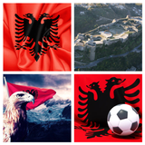 Albania Country Flag Wallpaper