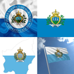 San Marino Flag Wallpaper: Fla