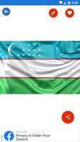 Uzbekistan Flag Wallpaper: Fla screenshot 1
