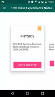 Class 10 Science Practicals poster
