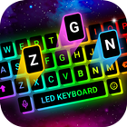 Neon LED Keyboard: RGB & Emoji icône