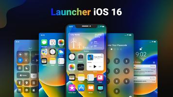 Launcher iOS 16 - iLauncher Affiche