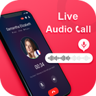 Live audio chat - phone call icône