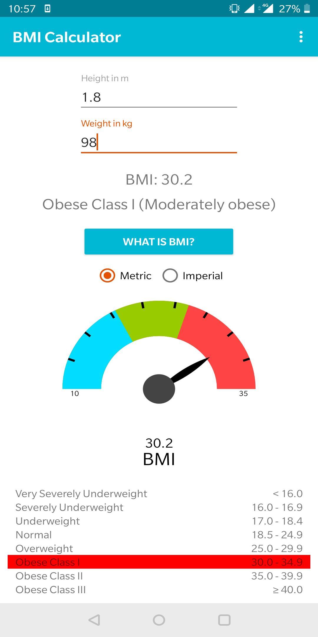 Bmi Calculator Obese Class 2