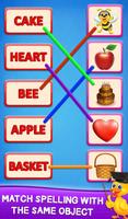 Matching Spelling And Object : Educational Game poster