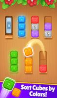 Color Wood Block Sort Puzzle Cartaz