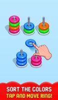 Hoop Sort - Color Hoop Stack الملصق