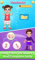 Human Body Parts Kids Learning Ekran Görüntüsü 2