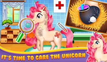 My Little Unicorn Care Game Affiche