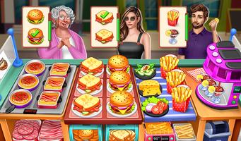 Cooking Diner Restaurant Game Cartaz