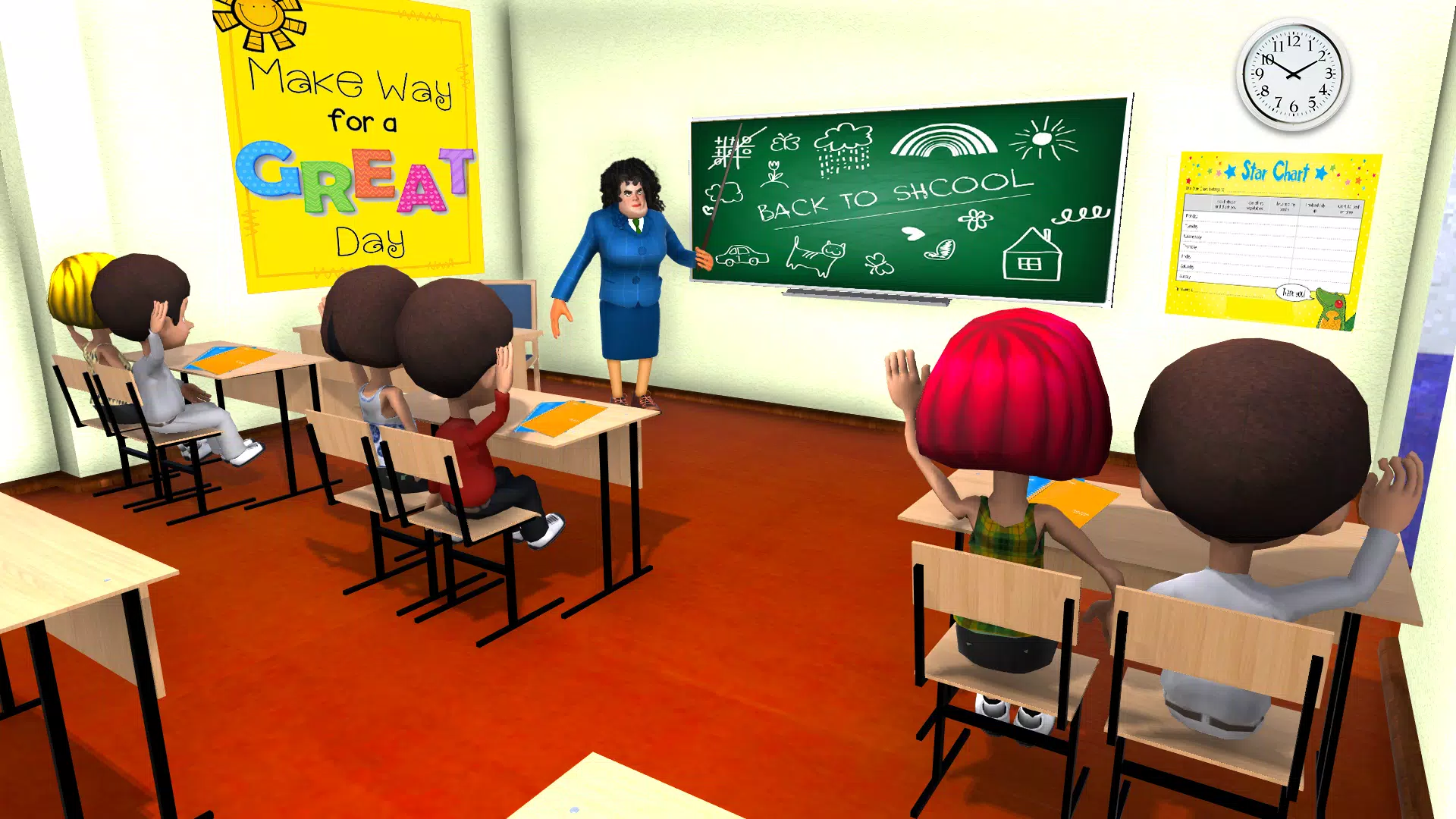 Hello Scary Evil Teacher 3D - New Spooky Games - Téléchargement de l'APK  pour Android