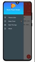 Music Player Simple স্ক্রিনশট 1