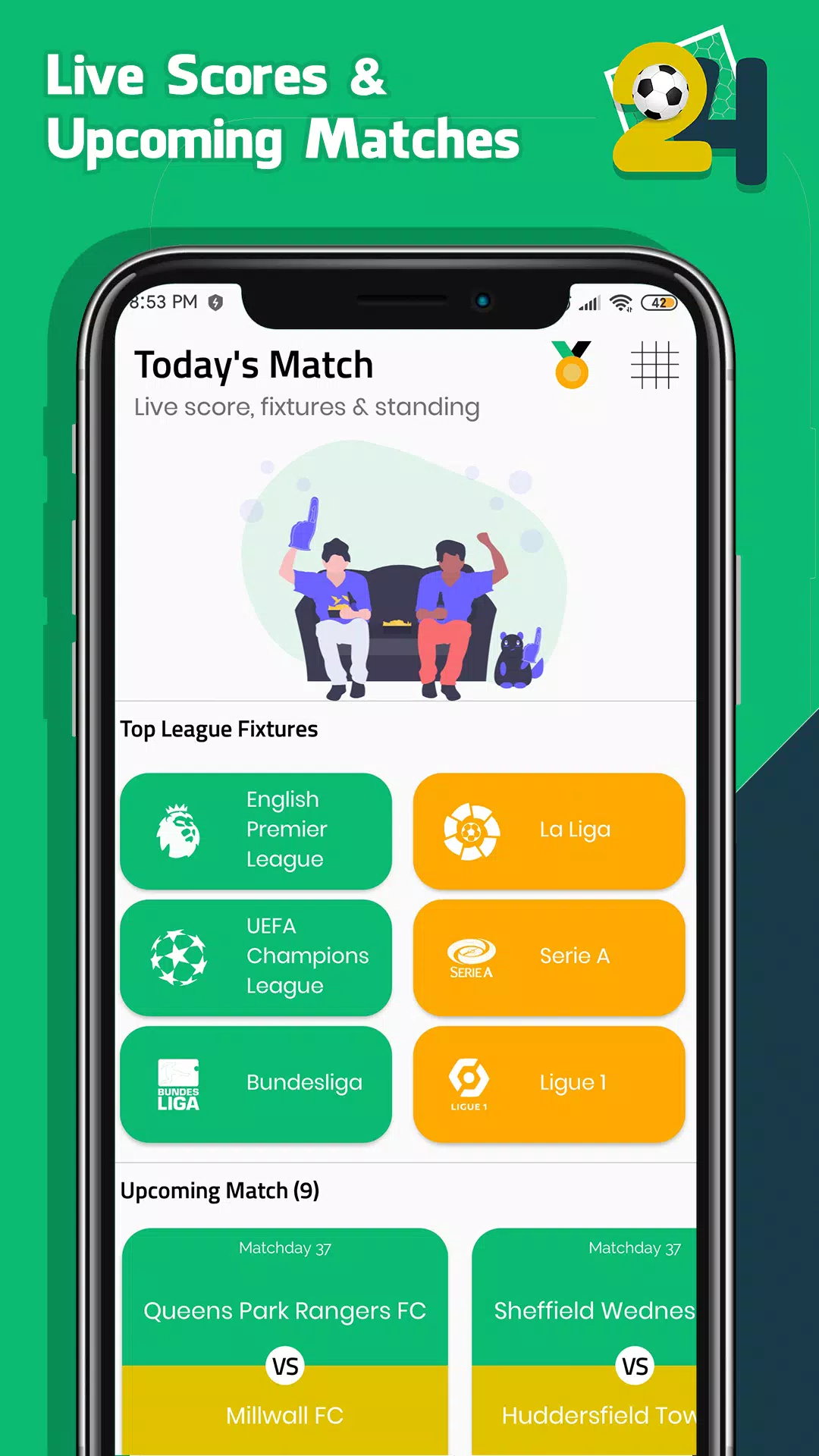 Football Livescores-Fixtures,Lineups,match Stats APK for Android