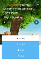 Youbookyoutravel - Find Top Flight & Hotel Deals Plakat