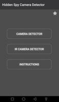 Hidden Camera Detector - Cam Finder Affiche