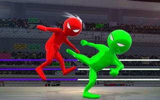 Stickman Kung Fu Fighting Game Affiche