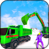 Build City Construct Excavator Zeichen