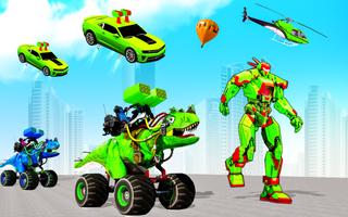 Dino Robot Transformer Games capture d'écran 2