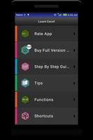 Learn MS Excel Tutorial Free Course Tips Shortcuts الملصق