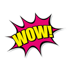 WOW Stickers-icoon