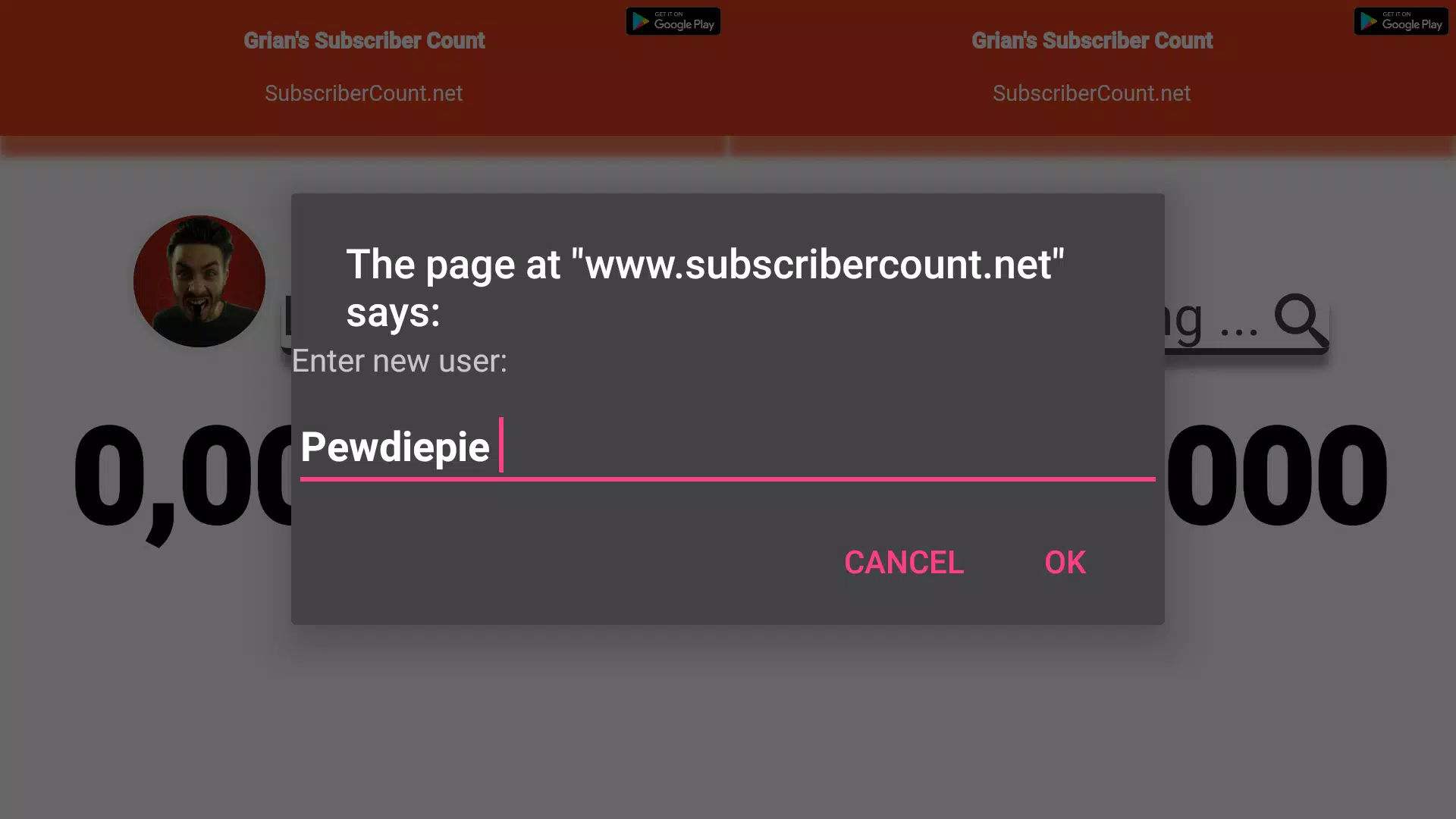 PewDiePie Vs T Series Live Subs count APK for Android Download